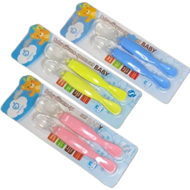 Applebear Baby Silicone Spoon Set 2 Pcs - Rokomari product